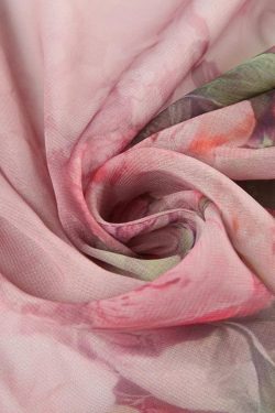 Floral Ruffled Mesh Mullet Skirt - Retro Y2K Summer Outfit with 90s Grunge Vibes