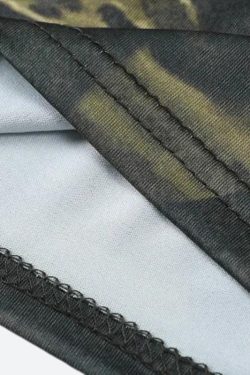 Grunge Snake Lace Up Top - Retro Y2K Fashion, 90s Style, Perfect for Y2K Outfits