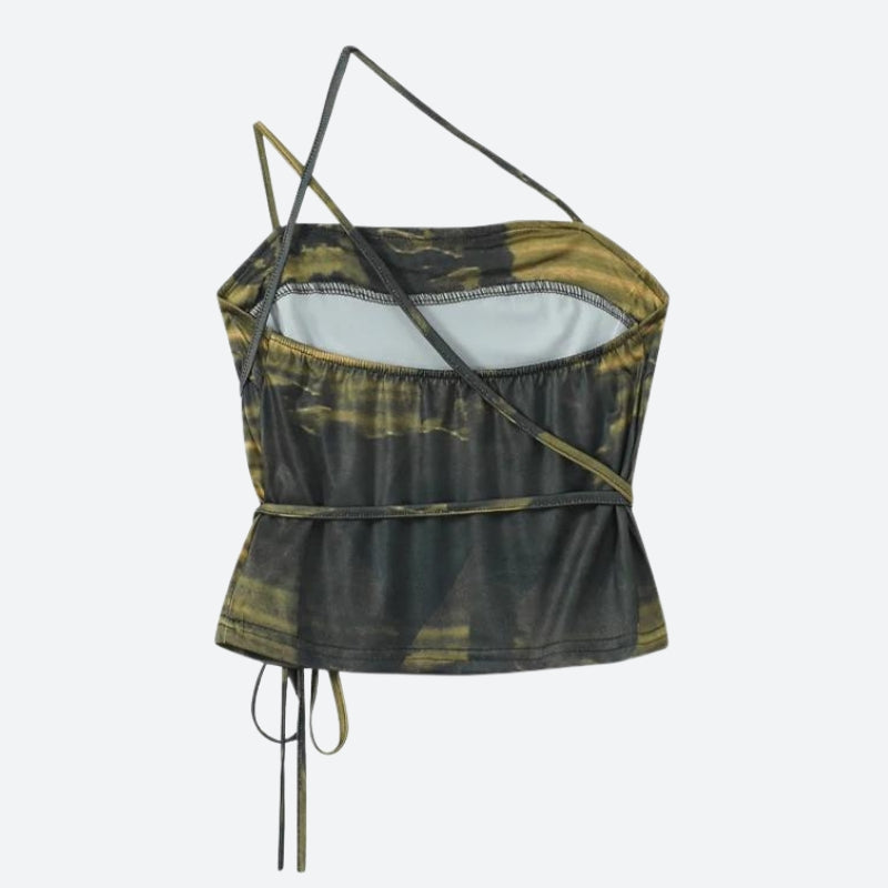 Grunge Snake Lace Up Top - Retro Y2K Fashion, 90s Style, Perfect for Y2K Outfits Grunge Snake Lace Up Top - Retro Y2K Fashion, 90s Style, Perfect for Y2K Outfits