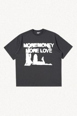 More Money More Love Tee - Retro Y2K Fashion, 90s Grunge Style, Perfect Summer Outfit