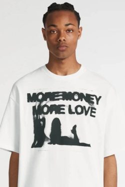 More Money More Love Tee - Retro Y2K Fashion, 90s Grunge Style, Perfect Summer Outfit