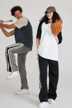 Vintage Half Zip-Up Polo Tee - Retro Y2K Fashion, 90s Style Grunge Outfit