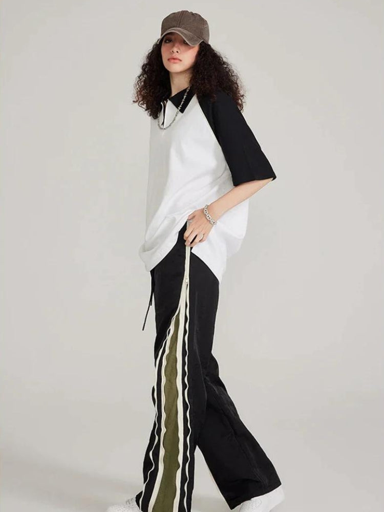 Vintage Half Zip-Up Polo Tee - Retro Y2K Fashion, 90s Style Grunge Outfit Vintage Half Zip-Up Polo Tee - Retro Y2K Fashion, 90s Style Grunge Outfit