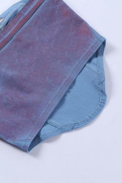 Y2K Fashion Belted Tube Top - Retro Style Grunge Outfit Essential