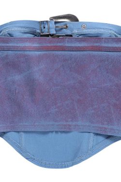 Y2K Fashion Belted Tube Top - Retro Style Grunge Outfit Essential