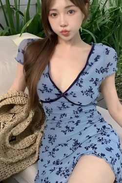 Y2K Floral Cottagecore Mini Dress - Retro Summer Outfit