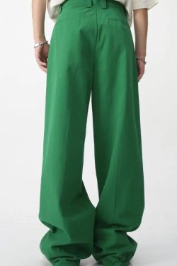 Y2K High Waist Baggy Pants - Retro 90s Grunge Style