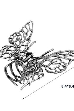 Y2K Retro Butterfly Hair Clip - Perfect for 90s and Y2K Summer Outfits