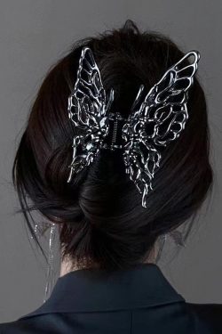 Y2K Retro Butterfly Hair Clip - Perfect for 90s and Y2K Summer Outfits