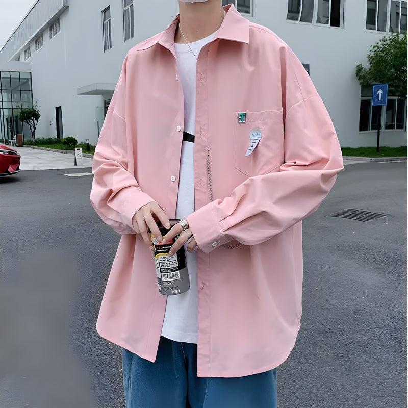 Y2K Retro Chain Detailed Long Sleeve Shirt - Perfect for Grunge and 90s Fashion Y2K Retro Chain Detailed Long Sleeve Shirt - Perfect for Grunge and 90s Fashion