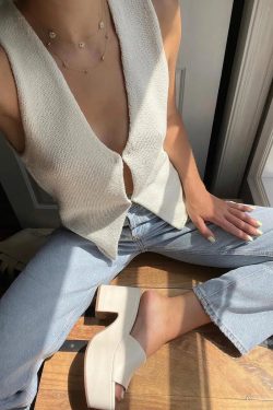 Y2K Retro Open Front Knitted Cardigan Vest - Perfect for 90s and Grunge Outfits