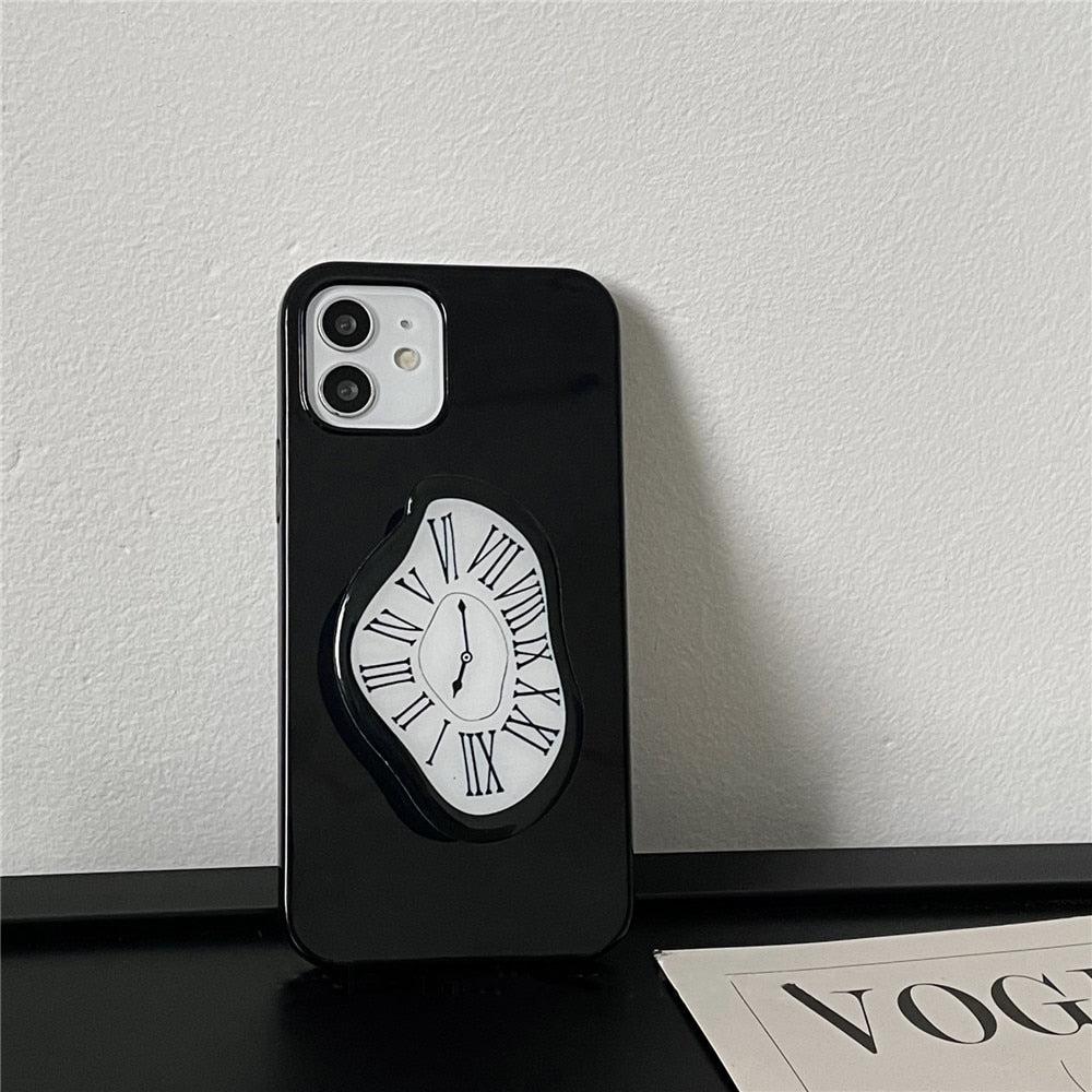 Y2K Retro Salvador Dali Melting Clock Phone Case - Unique 90s Grunge Style Accessory Y2K Retro Salvador Dali Melting Clock Phone Case - Unique 90s Grunge Style Accessory