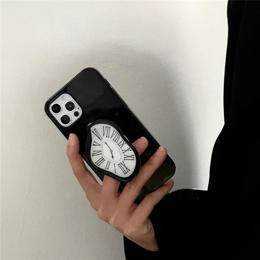 Y2K Retro Salvador Dali Melting Clock Phone Case - Unique 90s Grunge Style Accessory Y2K Retro Salvador Dali Melting Clock Phone Case - Unique 90s Grunge Style Accessory