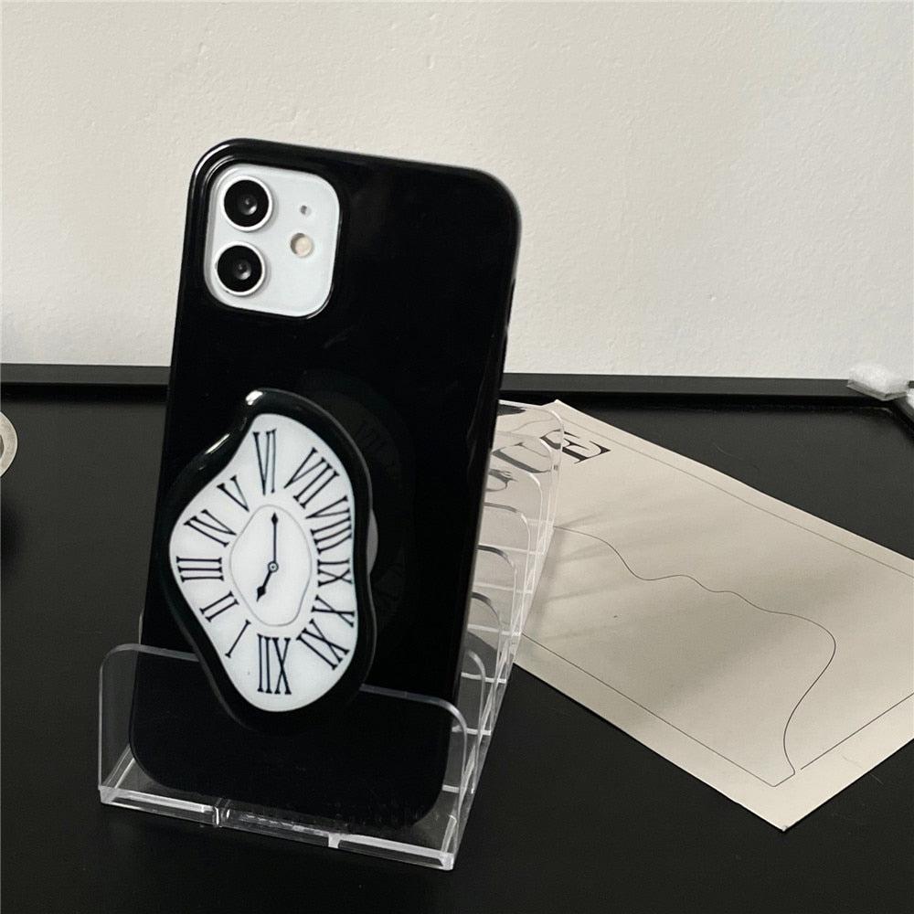 Y2K Retro Salvador Dali Melting Clock Phone Case - Unique 90s Grunge Style Accessory Y2K Retro Salvador Dali Melting Clock Phone Case - Unique 90s Grunge Style Accessory