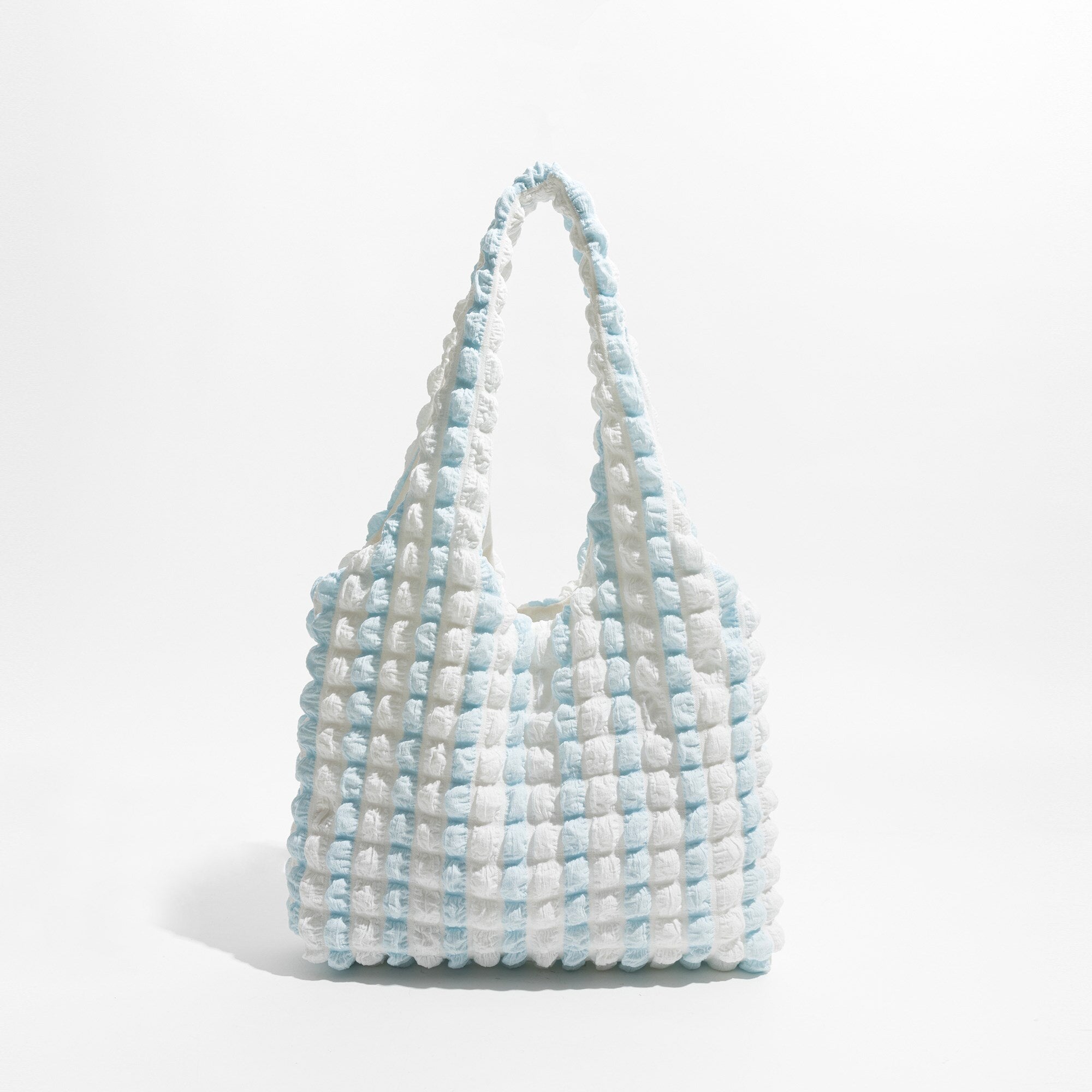 Y2K Retro Soft Girl Quilted Striped Handbag - Perfect for 90s and Y2K Fashion Outfits