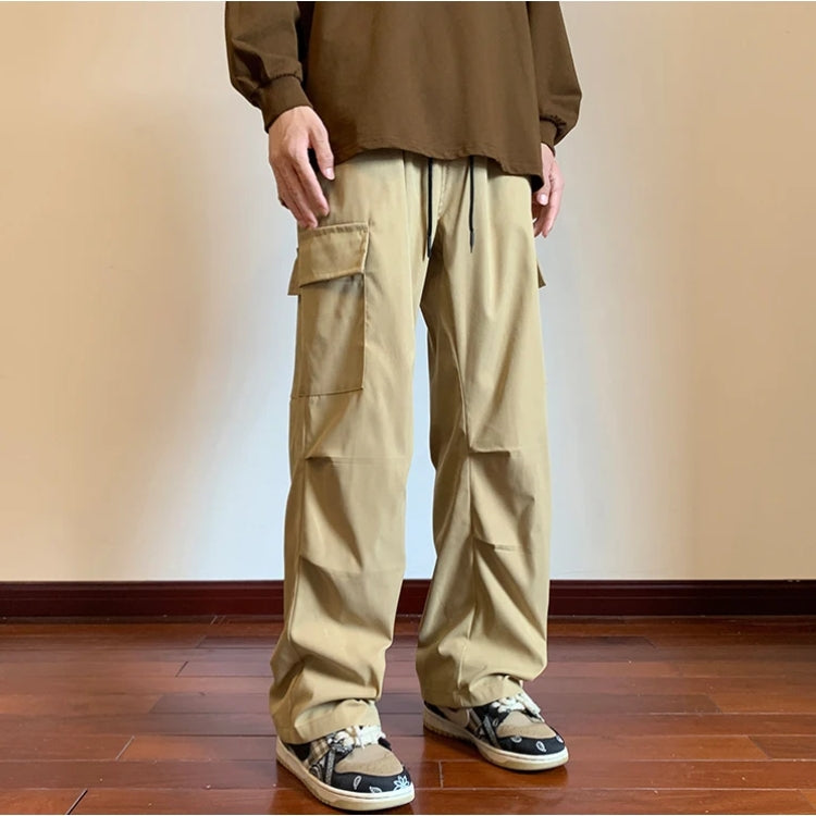 Y2K Retro Style Drawstring Cargo Parachute Pants - Perfect for 90s and Grunge Outfits Y2K Retro Style Drawstring Cargo Parachute Pants - Perfect for 90s and Grunge Outfits