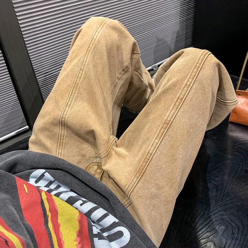 Y2K Retro Style Straight Leg Baggy Jeans - Perfect for 90s and Grunge Outfits Y2K Retro Style Straight Leg Baggy Jeans - Perfect for 90s and Grunge Outfits