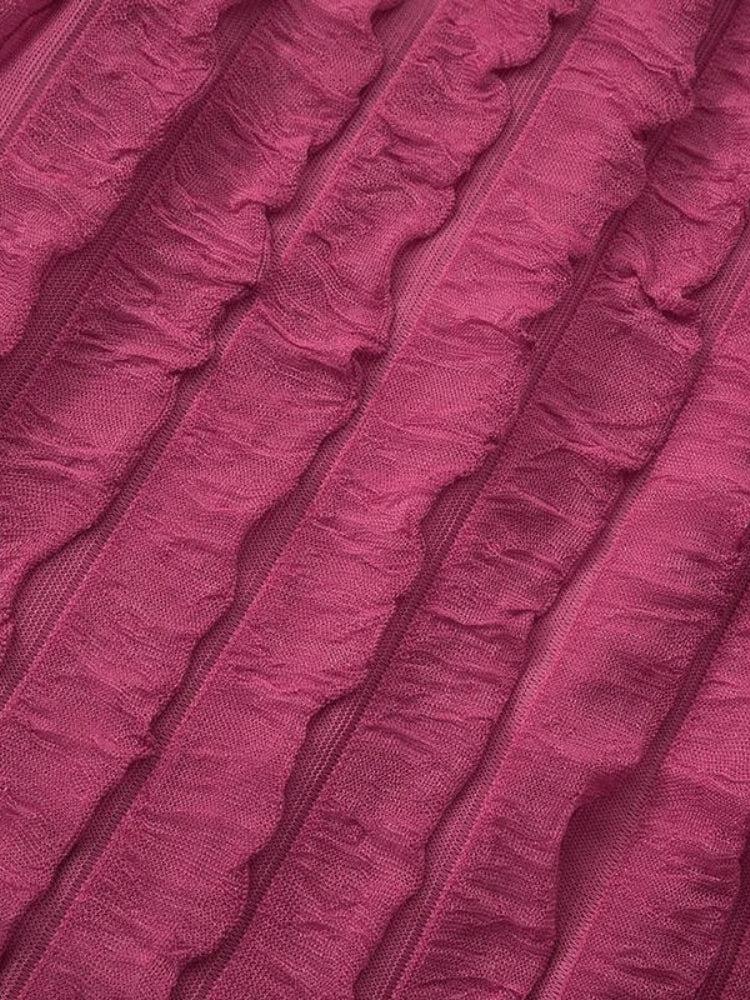 Y2K Ruffled One Shoulder Top & Mini Skirt Set - Perfect for Retro Summer Outfits Y2K Ruffled One Shoulder Top & Mini Skirt Set - Perfect for Retro Summer Outfits