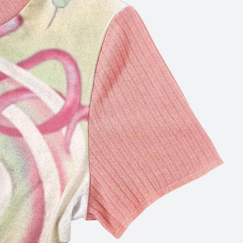 Y2K Soft Girl Dream World Top - Retro 90s Fashion Grunge Outfit