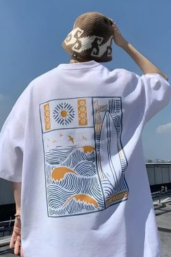 Y2K Summer Soft Boy Tee - Retro 90s Fashion Grunge Outfit
