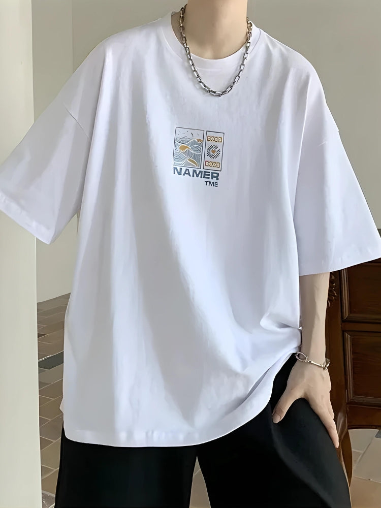 Y2K Summer Soft Boy Tee - Retro 90s Fashion Grunge Outfit