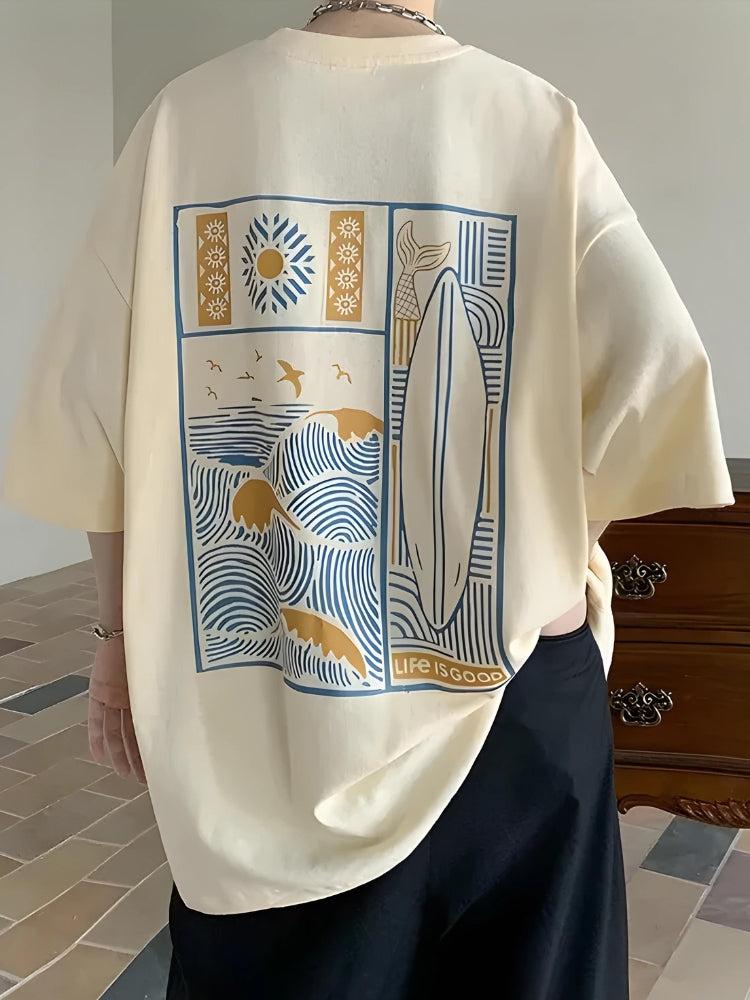 Y2K Summer Soft Boy Tee - Retro 90s Fashion Grunge Outfit