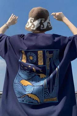 Y2K Summer Soft Boy Tee - Retro 90s Fashion Grunge Outfit