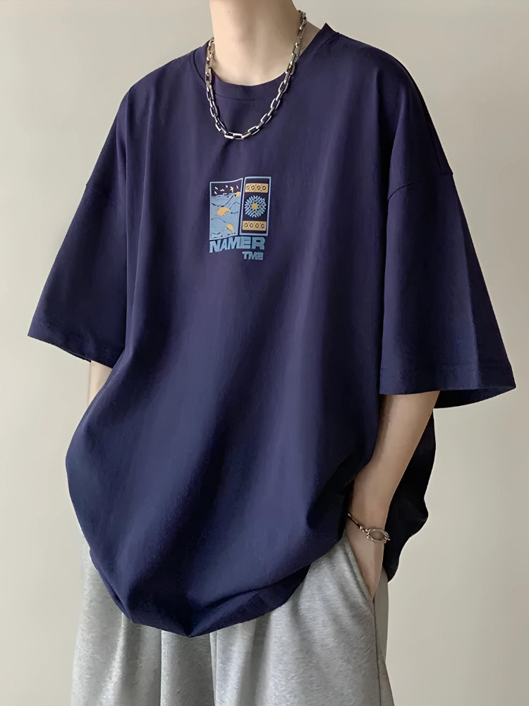 Y2K Summer Soft Boy Tee - Retro 90s Fashion Grunge Outfit