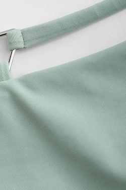 Y2K Triangle Cut Out Bikini Set - Retro Style Summer Swimwear