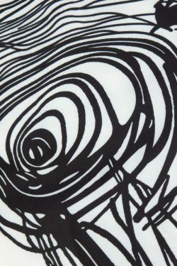 Abstract Line Print Mini Dress - Y2K Coquette Grunge Aesthetic Cute Tops Pastel Goth Cargo Skirt