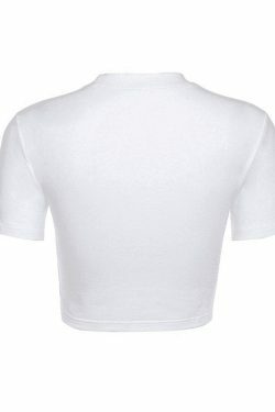 Abstract Print Crop Top: Y2K Fashion with Coquette Aesthetic, Grunge Style, and Pastel Goth Vibes