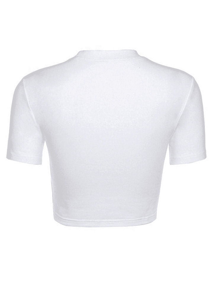 Abstract Print Crop Top: Y2K Fashion with Coquette Aesthetic, Grunge Style, and Pastel Goth Vibes Abstract Print Crop Top: Y2K Fashion with Coquette Aesthetic, Grunge Style, and Pastel Goth Vibes