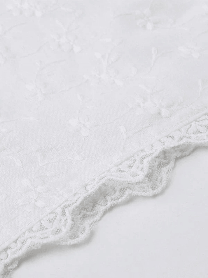 Aesthetic Embroidered Bow Lace Tank: Y2K Coquette Grunge Style Aesthetic Embroidered Bow Lace Tank: Y2K Coquette Grunge Style