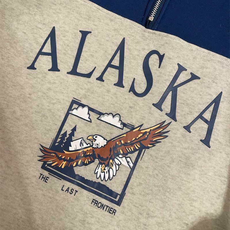 Alaska Zip Up Sweatshirt - Y2K Coquette Grunge Aesthetic Cute Tops Pastel Alaska Zip Up Sweatshirt - Y2K Coquette Grunge Aesthetic Cute Tops Pastel