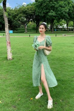 Alexis Cottagecore Dress - Y2K Fashion - Coquette Aesthetic - Grunge Style -