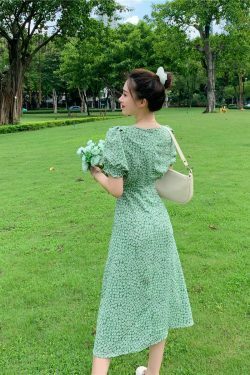 Alexis Cottagecore Dress - Y2K Fashion - Coquette Aesthetic - Grunge Style -