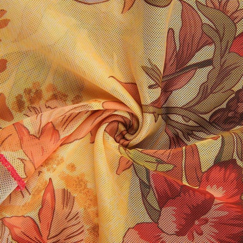 Angelic Floral Print Halter Top for Y2K Fashion Enthusiasts with Coquette and Grunge Aesthetic Vibe Angelic Floral Print Halter Top for Y2K Fashion Enthusiasts with Coquette and Grunge Aesthetic Vibe