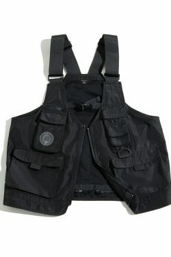 ant Convertible Utility Vest/Bag - Y2K Fashion, Coquette & Grunge Aesthetic