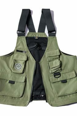 ant Convertible Utility Vest/Bag - Y2K Fashion, Coquette & Grunge Aesthetic