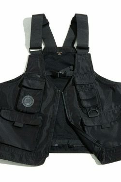 ant Convertible Utility Vest/Bag - Y2K Fashion, Coquette & Grunge Aesthetic