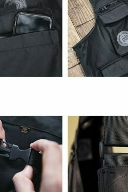 ant Convertible Utility Vest/Bag - Y2K Fashion, Coquette & Grunge Aesthetic