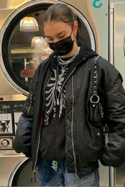 Bedazzle Bliss Rhinestone Hooded Sweater - Y2K Aesthetic Coquette Fashion for Women