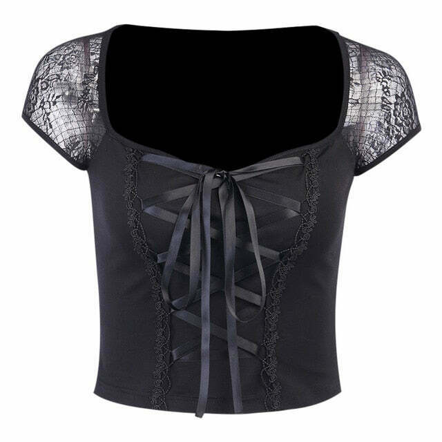 Black Magic Corset Top - Y2K Fashion Statement with Coquette Aesthetic and Grunge Style Black Magic Corset Top - Y2K Fashion Statement with Coquette Aesthetic and Grunge Style
