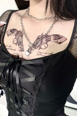 Black Magic Corset Top - Y2K Fashion Statement with Coquette Aesthetic and Grunge Style