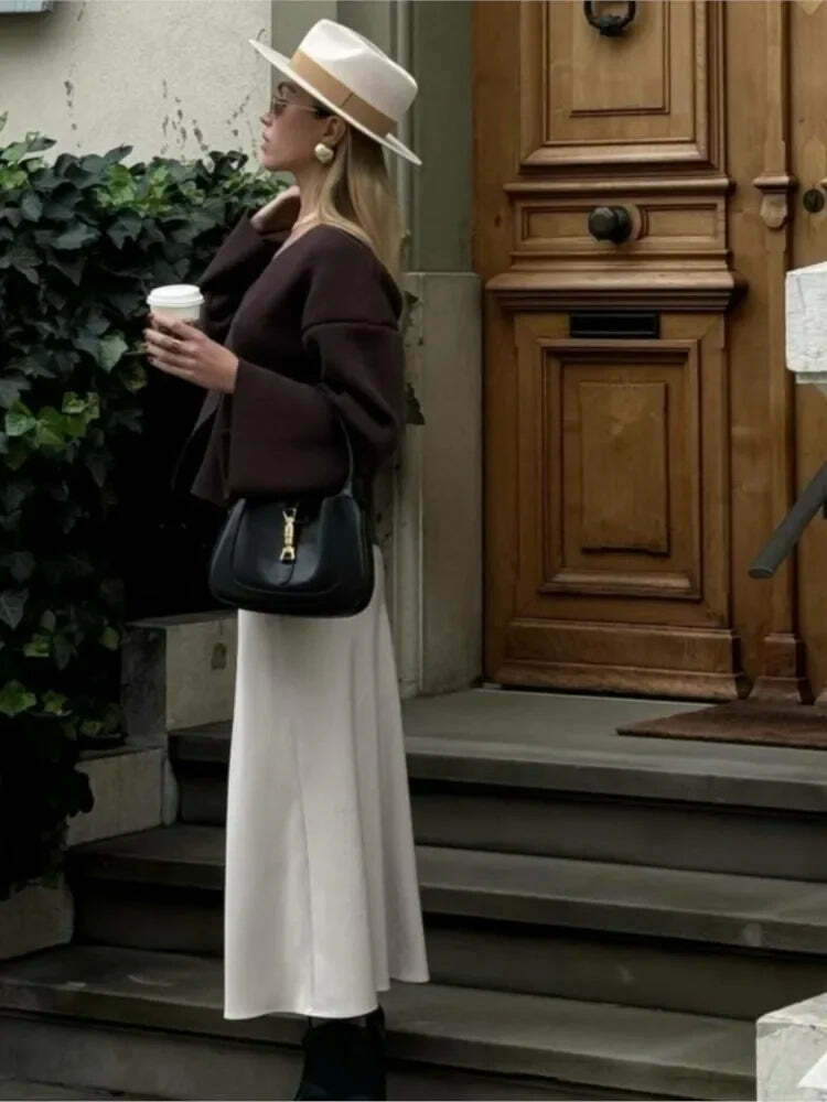 Bohemian Charm: Open Stitch Cardigan - Y2K Fashion with Coquette Aesthetic & Grunge Style