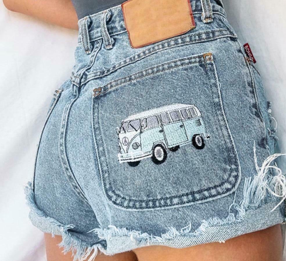 California Dreamin' Embroidery Cargo Skirt - Y2K Aesthetic Women's Fashion California Dreamin' Embroidery Cargo Skirt - Y2K Aesthetic Women's Fashion