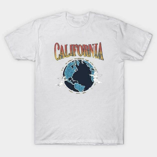 California Dreamin' Y2K Aesthetic Tee - Coquette Style Grunge Fashion for Women
