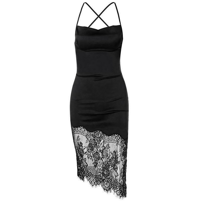 Camilla Lace Up Dress - Y2K Fashion Statement with Coquette Aesthetic and Grunge Style