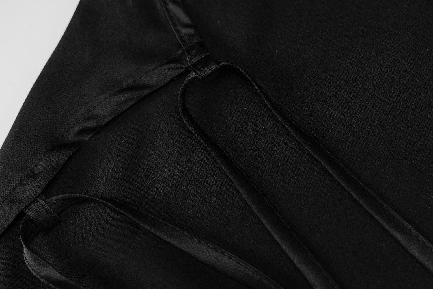 Camilla Lace Up Dress - Y2K Fashion Statement with Coquette Aesthetic and Grunge Style