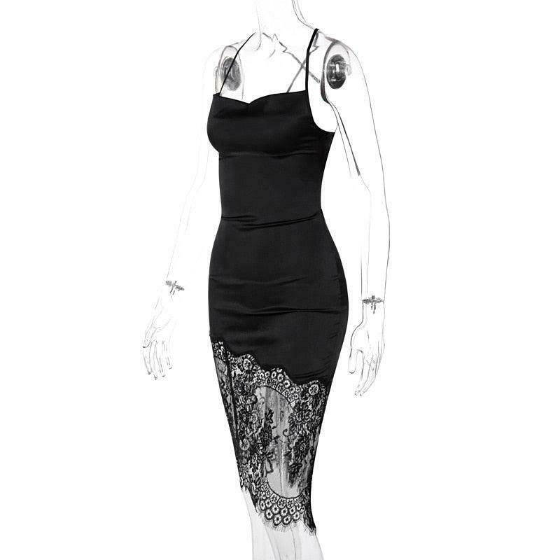 Camilla Lace Up Dress - Y2K Fashion Statement with Coquette Aesthetic and Grunge Style